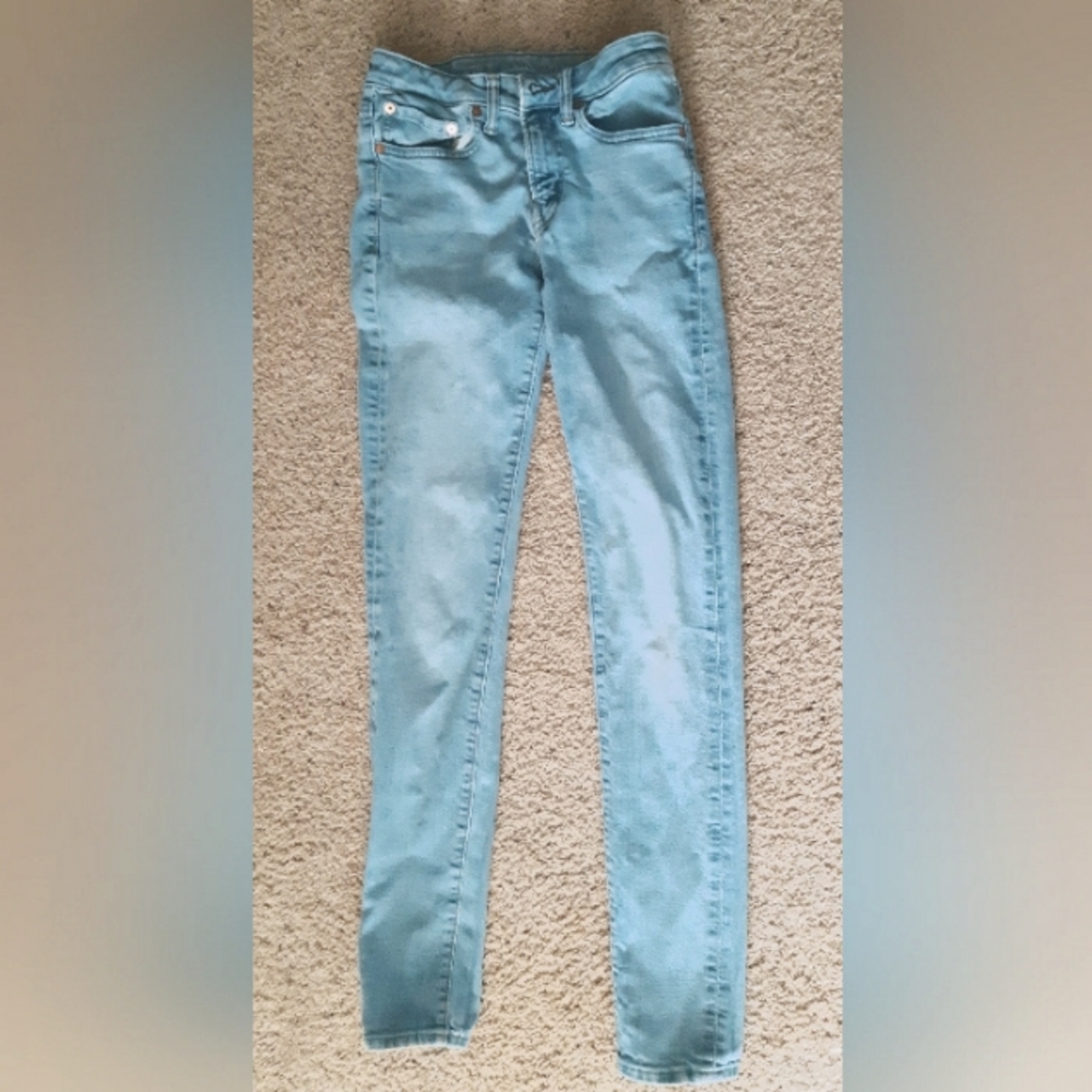 American Eagle Mens Light Blue Skinny Jeans